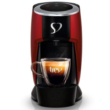 Imagem de Cafeteira Espresso Tres Touch Automática Multibebidas Vermelho 110v