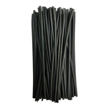 Imagem de 1kg De Fecho Lacre Arame Araminho Amarrilho 10cm Colorido - AAZ, Preto