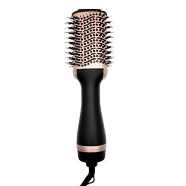 Imagem de Escova Secadora Multifuncional 3 em 1 1000 W, Modela Alisa E Seca Com Cabo Giratorio Controle De Temperatura 110 V