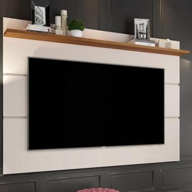 Imagem de Painel para TV Até 60 Polegadas Vivare New 1 Prateleira Off White/Frei