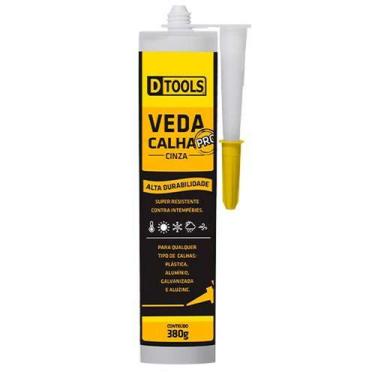 Imagem de VEDA CALHA 380g Cinza/Alumínio - Vedante Mono-Componente DTOOLS