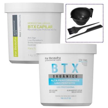 Imagem de Btx Moroccan Argan Capilar 1kg + Btx Orgânico 1kg + Brindes - For Beau