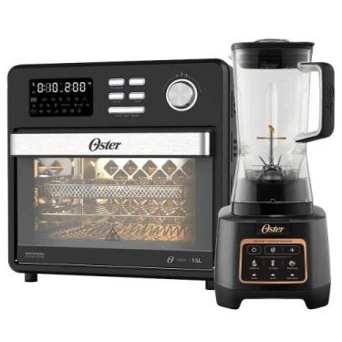 Imagem de Kit Liquidificador Xtreme Mix E Forno Fryer Compact Oster 110V