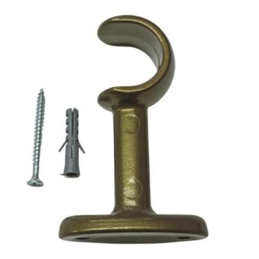 Imagem de Suporte Para Varão de Cortina 28mm Alumínio Resistente 88 - Bella Arte