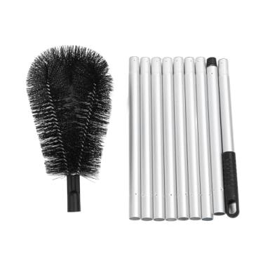 Imagem de Pincel de limpeza de calha multifuncional de alcance de alta eficiência Ferramenta de limpeza de calhas para beiral de telhado drenam a calha de limpeza PP PP Material de alumínio