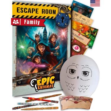 Imagem de Jogo de Tabuleiro EPIC ENIGMAS Harry Magic Escape Room 5-12 Years