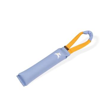 Imagem de OllyDog Tugger | Brinquedo de puxar para cães durável | Reciclado | Almofada resistente para mordida de cachorro | Alça | Brinquedo de puxar interativo | Buscar e treinar (garça azul)