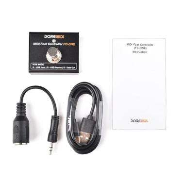 Imagem de LiebeWH Midi Foot Controller Pedal Com Mensagens CC/PC/PC/PC Personalizáveis Compacta USB/DIN Compatível para Efeitos de Guitarra e Produção Musical