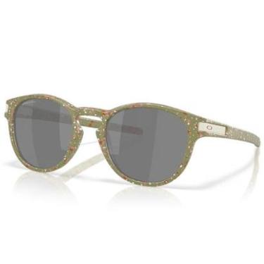 Imagem de Óculos de Sol Oakley Latch Matte Fern Terrazzo Prizm Black-Masculino