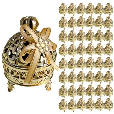 Imagem de Kit 48 Enfeite Mini Porta Joias para Lembrancinha Festa Casamento Cha Bebe Aniversário 8 x 6,5cm