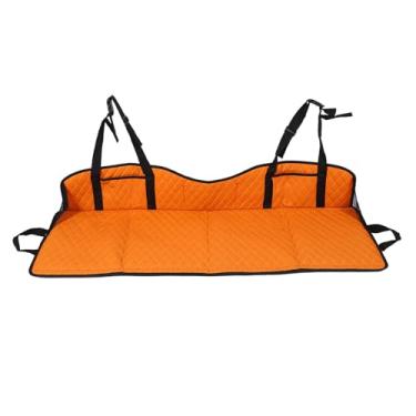 Imagem de aqxreight Extender a Cadeira Dobrável Extender a Memória de Espuma de Couro para Carros SUVs Com Alta Densidade Confortável Respirável e Rebote (ORANGE)