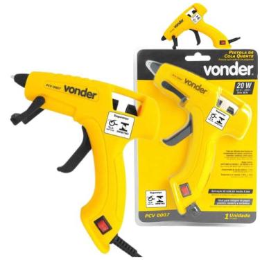 Imagem de Pistola De Cola Quente 20w 8mm Bivolt Profissional - Vonder
