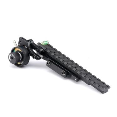 Imagem de Miasazyr Mira de arco ajustável para cima e para baixo para tiro com arco e flecha, acessórios de arco de tiro