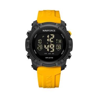 Imagem de Relógio Masculino Digital NAVIFORCE NF7104 - Cronógrafo Esportivo Mili
