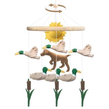 Imagem de Baby Crib Mobile Teeloray Mallard Duck Hunting Theme Felt