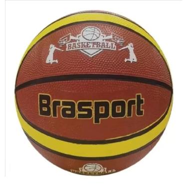 Imagem de Bola de Basquete Oficial Bras port, Material Borracha