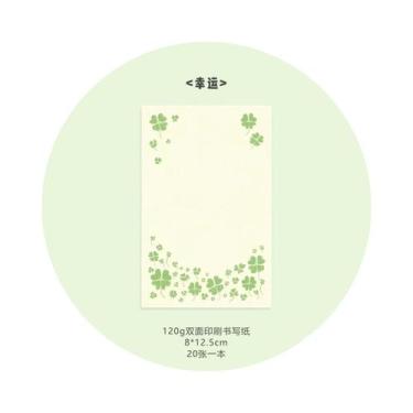 Imagem de Blocos De Notas M5 Estilo Coreano Com 20 Folhas, Papel Decorativo Flor
