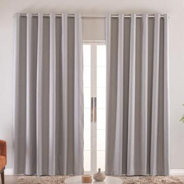 Imagem de Cortina Blackout 100% Vedação luz 3,90 x 2,60m Sala Quarto Janela Para