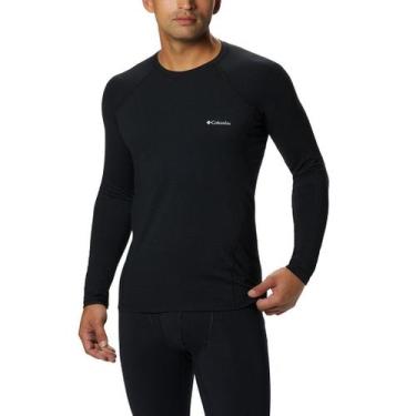 Imagem de Blusa Columbia Masculina Midweight Stretch Segunda Pele, P, Preto