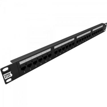 Imagem de Patch Panel Cat6 T568a-b 24p Sohoplus