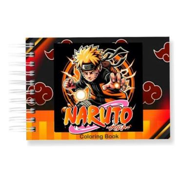 Imagem de Livro De Colorir Personagens Caderno Capa Dura - Genérico, Naruto