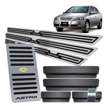 Imagem de Descanso De Pé E Soleira Astra Preto Alto Relevo 4 Portas