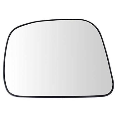 Imagem de TRQ Espelho exterior de vidro com placa de apoio LH Diver Side para Nissan Versa