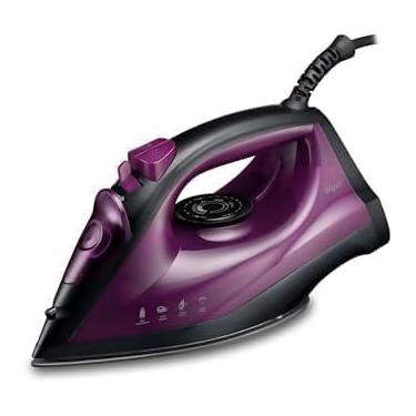 Imagem de Ferro de Passar a Vapor Easy Pass 1.200W 110V – Base Antiaderente, Spray, Reservatório de Água e Controle de Temperatura