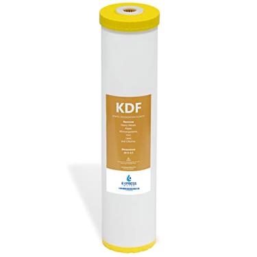 Imagem de Express Water Filtro de substituição de fluxo de degradação cinética – Filtro de água de substituição de metal pesado para toda a casa – Filtro de água de alta capacidade de carbono catalítico KDF