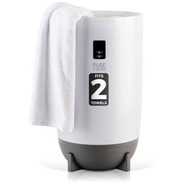 Imagem de Aquecedor de Toalha Elétrico até 2 Toalhas com Desligamento Automático, Temporizador Integrado para 15-60 minutos e Anel de LED