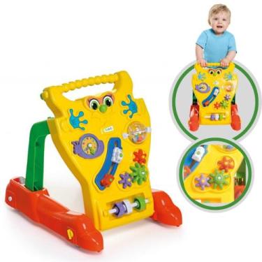 Imagem de Andador Empurrador de bebê 2 em 1 Andador Feliz infantil Calesita Tate