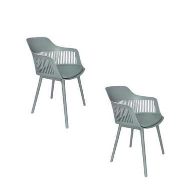 Imagem de Kit 2 Cadeiras de Jantar Estofada Marcela Montreal 140PP 2 Unidades CI