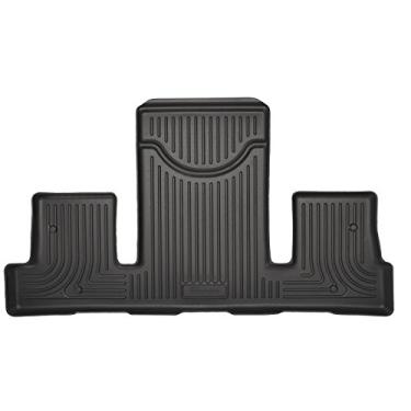 Imagem de Husky Liners serve para 2008-17 Buick Enclave, 2009-17 Chevrolet Traverse, 2007-16 GMC Acadia, 2017 GMC Acadia Limited – com assentos de balde de 2ª fileira Weatherbeater 3º assento tapete