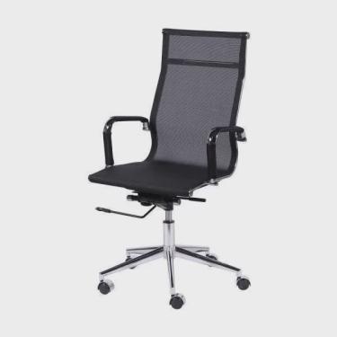 Imagem de Cadeira para Escritório Presidente Esteirinha Tela Mesh 3303 Or Design