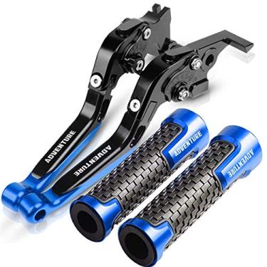 Imagem de WEJUSA Para 1190AdventuRe R 2013-2016 Acessórios CNC para motocicleta 1190 ADV R Alavancas de embreagem de freio extensíveis ajustáveis Pegas de alavanca de embreagem de freio de motocicleta (Cor: 9)