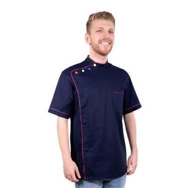 Imagem de Uniforme Masculino Para Barbeiro Barber Shop Cabelereiro 100% Algodão 