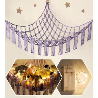 Imagem de Hamaca para Peluches RelaxScene 110x110x142 cm con Luz LED