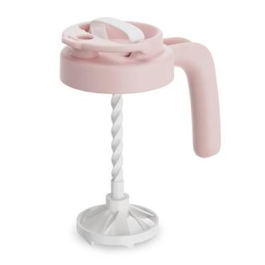 Imagem de Contenedor para Alimentos Tapa Mason Papablic 32oz Boca Ancha Rosa