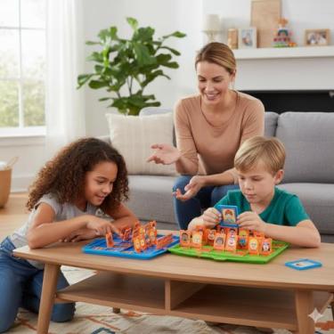 Imagem de Jogo Quem Sou Eu Tabuleiro Infantil Divertido Interativo para Crianças