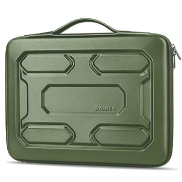 Imagem de Capa protetora para laptop de 17” DOMISO, com alça, à prova de impactos, à prova d'água, de EVA, para ZBook Fury G8 17,3”/MSI GS73VR Stealth Pro/HP Envy 17”/LG Gram 17”/ROG Strix GL702VS (verde)