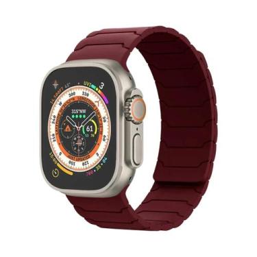 Imagem de Pulseira Magnética De Silicone Para Apple Watch Ultra 2 49mm 45mm 44mm