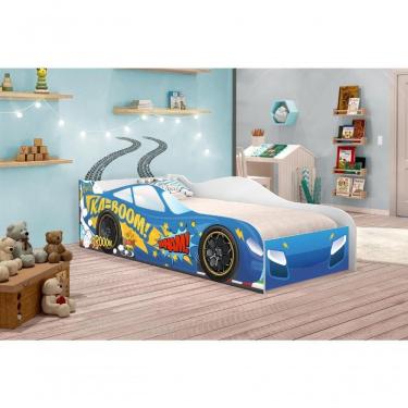 Imagem de Cama Carro Kaboom Azul Solteiro