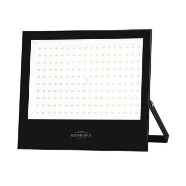 Imagem de Refletor Blumenau De Led Slim 200w 3000k Preto Bivolt