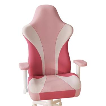 Imagem de Capas de cadeira de jogos, capa de assento de jogo universal espessa com capa de braços, para quartos de meninas e salas de estudo – exclui cadeiras de jogos (estilo 3)