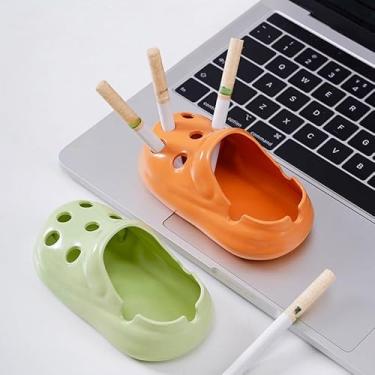 Imagem de Cinzeiro criativo com furo no sapato, cinzeiro divertido para fumar para escritório ou uso doméstico