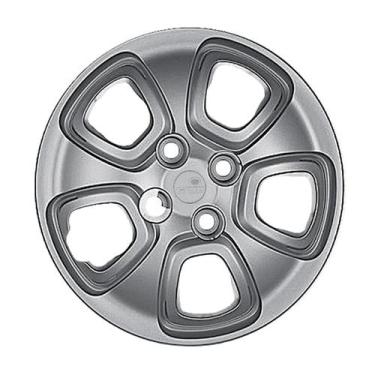 Imagem de Calota 210ca-pta aro 14 prata cubo alto - unidade - GRID PRATA