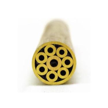 Imagem de Rebites De Mosaico Para Cabo De Faca, 8mm De Diâmetro - 1 Peça, 20 Designs Requintados, 9/39cm De Comprimento, Construção Em Aço, Latão E Cobre, Para Fabricação De Facas DIY(Pattern 1,39cm)