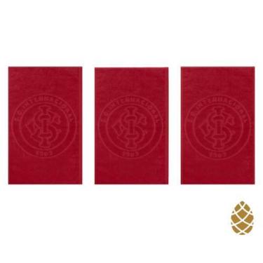 Imagem de Kit 3 Toalhas de Academia/Mão Buettner Inter Vermelho