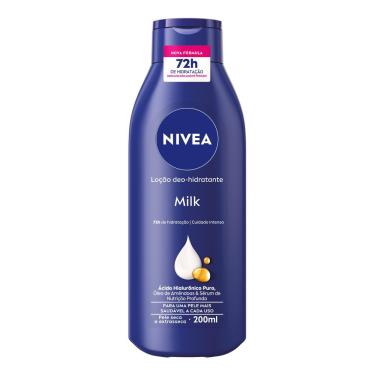 Imagem de Loção Hidratante Nivea Milk Express Pele Seca a Extrasseca 200ml