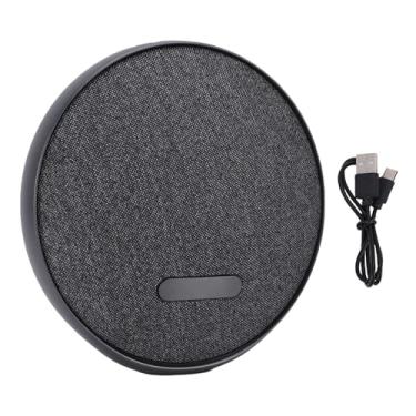 Imagem de Zyyini Alto-falante Bluetooth Portátil, Alto-falante Sem Fio Poderoso de Som Nítido de 7 W, Som Panorâmico, Ajuste Automático, USB e Cartão de Memória, para Viagens para Casa (Preto)